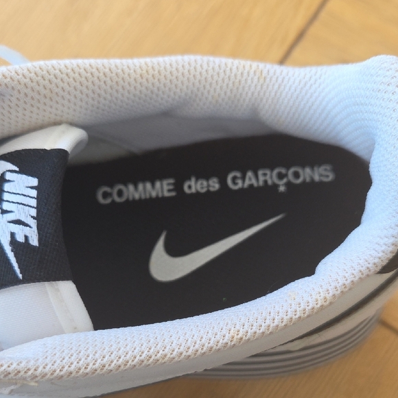 Comme des Garcons Women's Platform Sneakers - White and Black - Picture 3 of 10